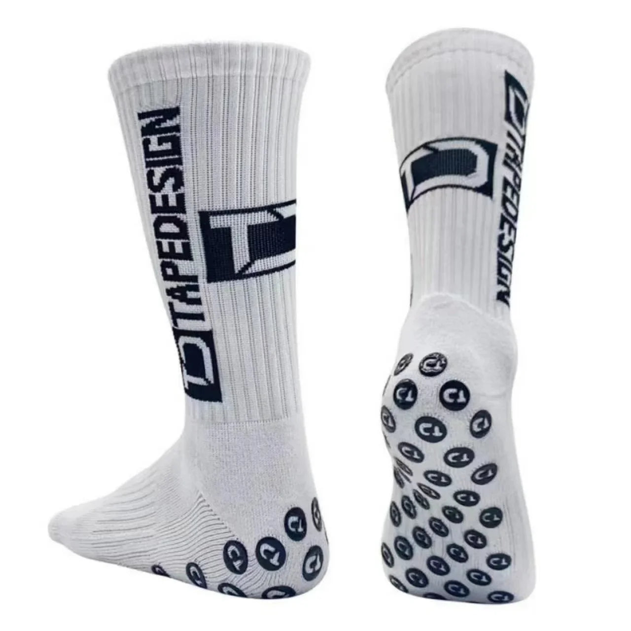 6 pairs of football socks sports socks men's mid-calf socks silicone non-slip dot socks basketball yoga socks